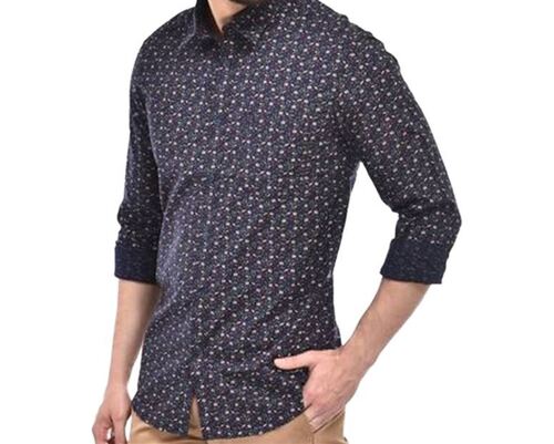 300 Grams 40X32X20 Inches Washable Full Sleeves Cotton Twill Printed Shirt Age Group: 18 Year Above