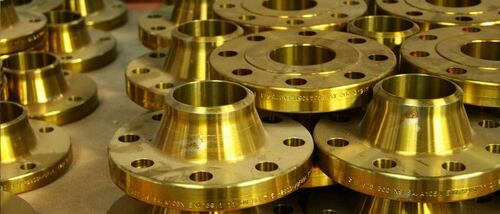 5-10 Inch Golden Carbon Steel Weld Neck Flanges For Industrial Application: Water Level Controller