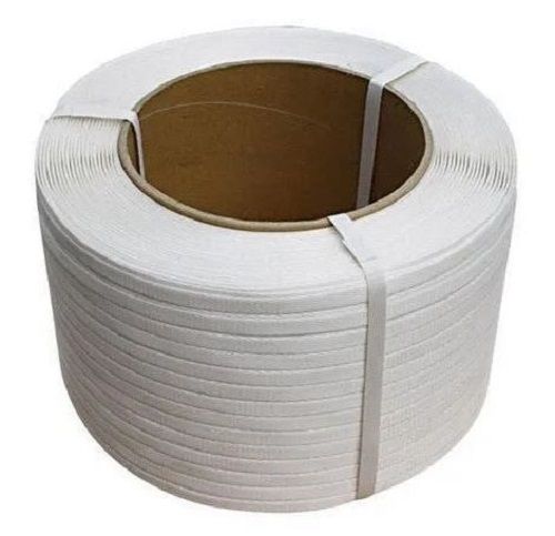 White Bundle Of 2 Kg Plain Pp Box Strapping Roll For Industrial