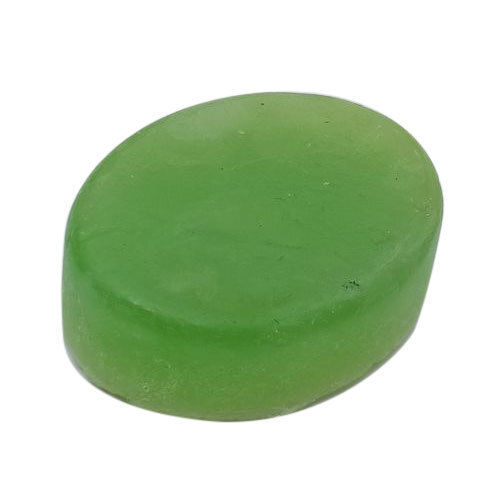 Green Handmade Solid Form Aloe Vera Soap Used For Bathing