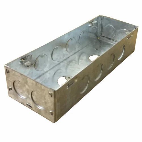 Rust Free Metal Silver Electrical Boxes For Electrical Fitting