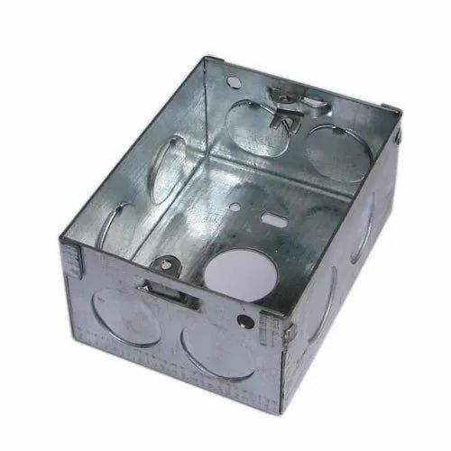 Square Modular Electrical Box For Electrical Fittings And Construction Contractors By Shri Durga Metlux