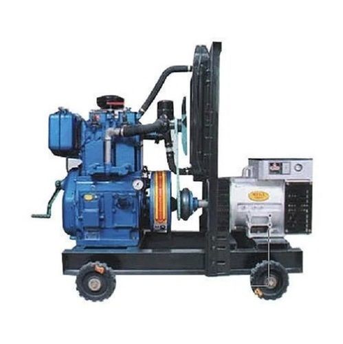 Blue Three Phase Double Cylinder Diesel Generator