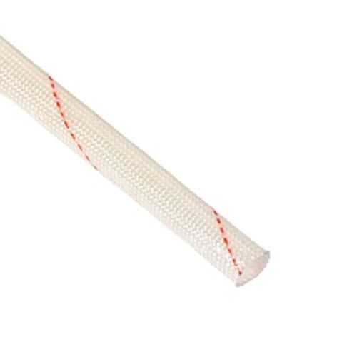 White Wear Resistant Pvc Coated Fiberglass Sleeves For Wiring Insulation