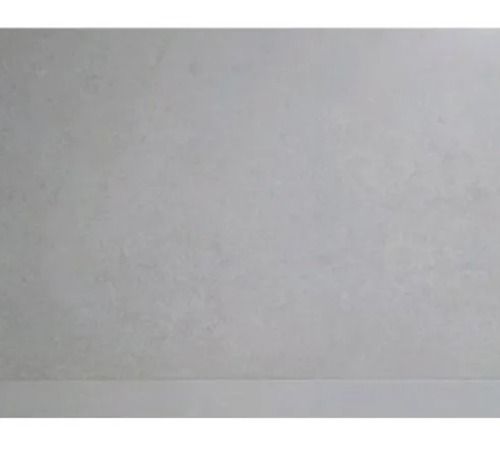 Grey 10X5 Feet 18 Mm Plain Pattern Rectangular Shaped Polished Finish Vitrified Marble Slab 