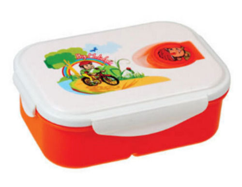 10x5 Inches And 5 Mm Thick Plastic Lunch Box For Kids