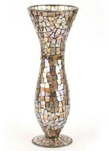 4 Kilograms 1.5 Feet Designing Stone Antique Flower Vase Bottom Diameter: 2 Inch (In)