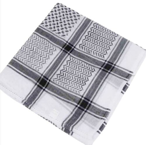 40 X 40 Cm Square Printed Muslim Cotton Handkerchiefs For Mens