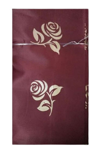 Maroon 6 X 3 Feet Rectangular Polyester Printed Mattress Cover