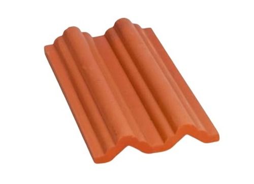 Browns / Tans 6Mm Thick Acid-Resistant Color Coated Matt Finished Clay Roof Tiles