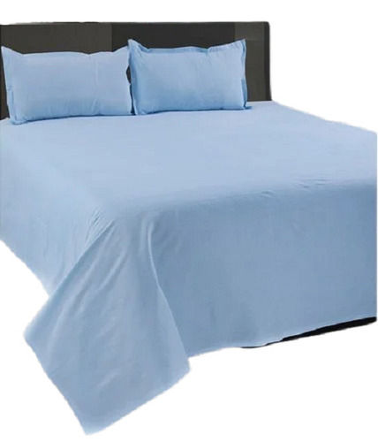 90x106 Inches Light Weight Plain Dyed 100% Cotton Bed Sheet