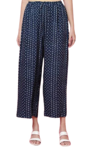 Casual Wear Anti Wrinkle Unfadable Printed Hypoallergenic Soft Cotton Plazzo