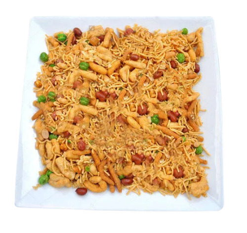 तला हुआ कुरकुरा और कुरकुरा 24 ग्राम कार्बोहाइड्रेट मसालेदार मिश्रण नमकीन वसा: 3.1 प्रतिशत (%)