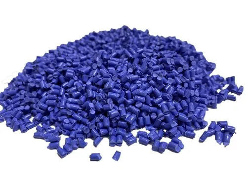 Blue Impact Resistance And Recyclable Paint Coated Polypropylene Granules