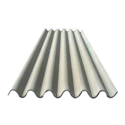 Simple Installation U- Shaped Pattern Rectangular Cement Roofing Sheet Length: 6 Foot (Ft)