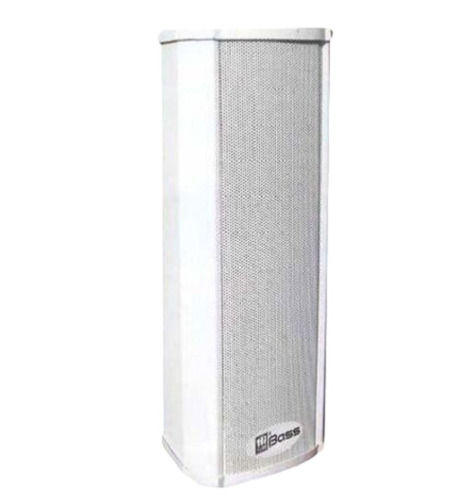 White 15 Watt 50 Hertz 2.0 Channel Metal Column Speaker 