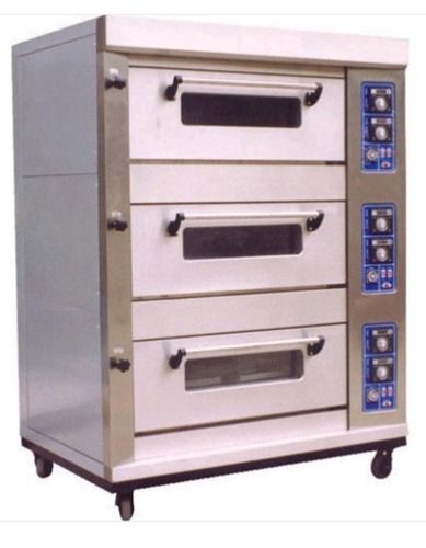 5.8 X 2.5 X 3.6 Feet 240 Volts 50 C Stainless-Steel Pizza Ovens 