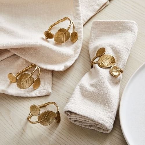 Available In Different Design Napkin Rings For Hotel Use
