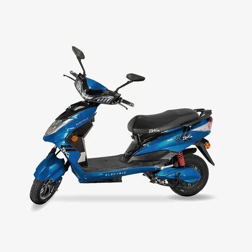 Blue Black Electric Bike, 5 Hours Full Charging Time