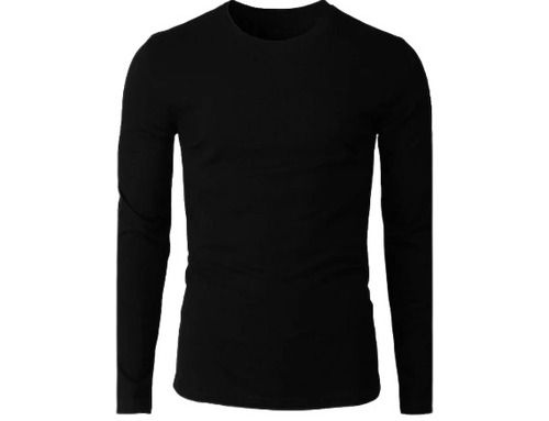 Casual Wear O Neck Cotton Plain Men Full Sleeve T Shirt Age Group: Adult