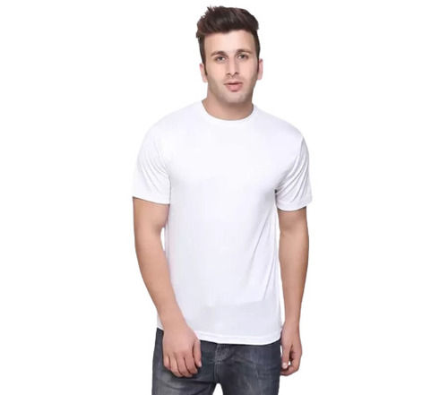 Casual Wear Short Sleeves Round Neck Plain Cotton T Shirts For Mens Age Group: Adult