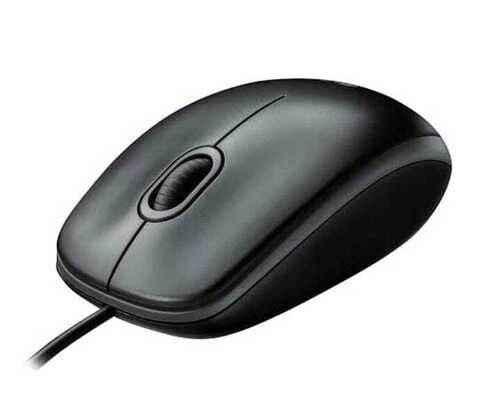 Black Computer Optical Mouse For Desktop And Laptop Use