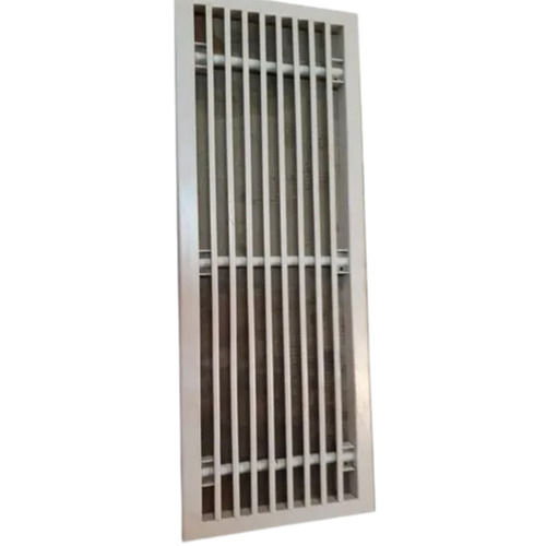 Silver Corrosion Resistant Malleable Rectangular Shape Ac Aluminum Grill For Sidewall And Ceiling