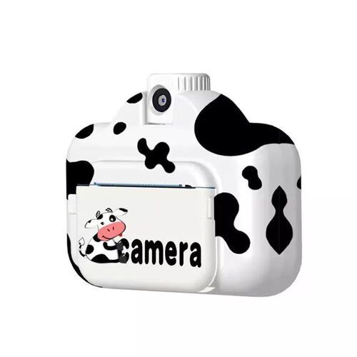 Cow Model Thermal Print Graffiti Toy Kids Photo Print Camera