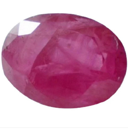 Purpule Lightweight Radiation Treatments Oval Cut Purple Ruby Gemstones 