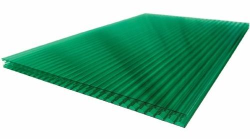 Polycarbonate Rectangular Roof Sheet For Residential And Commercial Heat Transfer Coefficient: -40 To 120 C