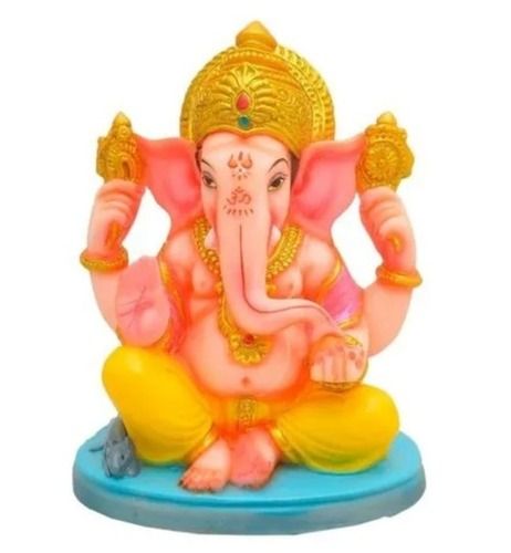 Painting 18X12X8 Inches Scratch Resistant Paint-Coated Plaster Of Paris Lord Ganesha Statue