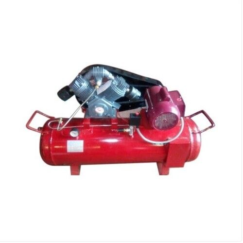 Red Sturdy Construction Oil Free Industrial Air Compressor