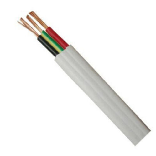 10 Ampere And 220 Volt Copper Conductor Pvc Three Core Flat Cables Application: Industrial