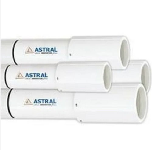 White 10 Foot Long Aisi Standard Male Connection Round Seamless Pvc Pressure Pipes