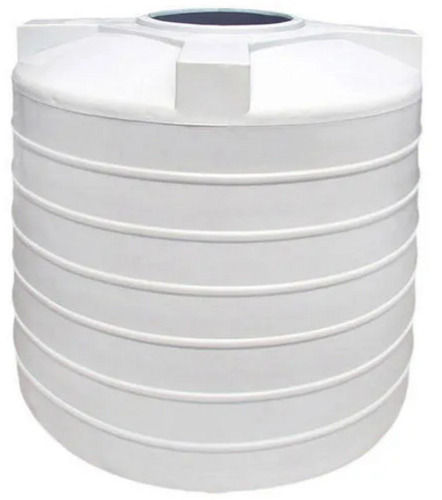 White 1000 Liter 12 Mm Thick Cylindrical Pvc Water Storage Tank