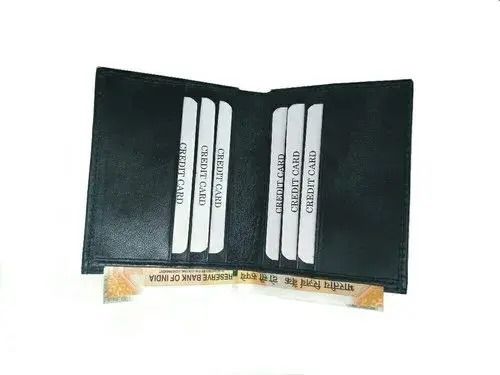 155 X106mm Rectangle Waterproof 6 Slot Leather Card Holder