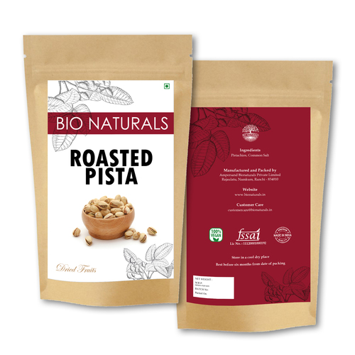 200 Grams Commonly Cultivated Raw And Dried Roasted Pista