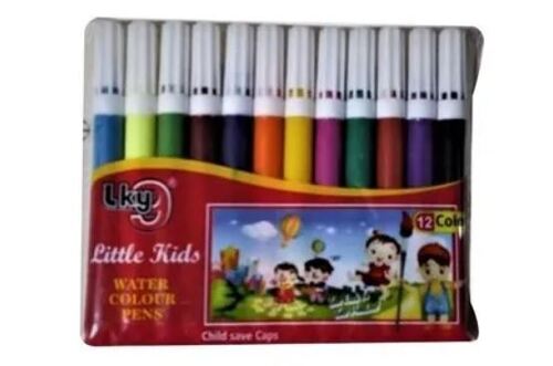 240 G 5 Inch Plastic Waterproof Ink School Sketch Pens, Pack Of 12 Piece