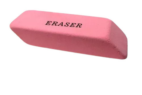 3 Inches Long Rectangular Non-Dust And Longlasting Plain Rubber Eraser