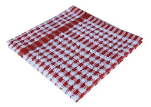 50 X 70 Cm Rectangular Non-woven Checked Cotton Soft Touch Kitchen Towels