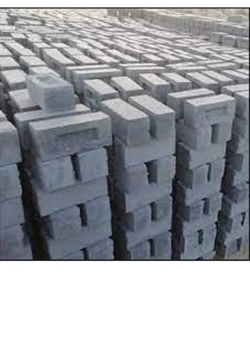 9x4x3 Inch Rectangular Grey Cement Bricks For Side Walls