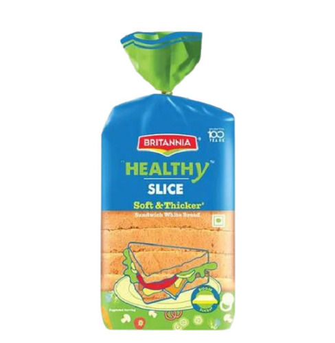 Britannia Healthy Slice Soft And Thicker Eggless Bread For Breakfast Additional Ingredient: Milk