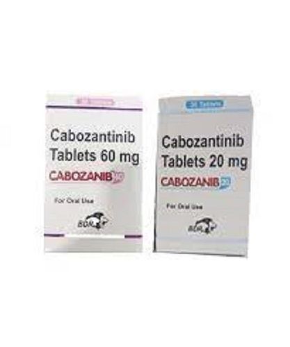 Cabozantinib Tablets - Allopathic Medicine Grade, Prescription Only | Shelf Life: 36 Months, Store at Room Temperature, Away from Heat, Moisture, and Light