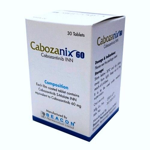 Cabozantinib Tablets - Allopathic Medicine Grade, Prescription-Only | Shelf Life of 36 Months, Store at Room Temperature Away from Heat and Light