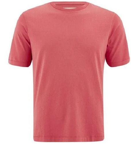 Short Sleeve Cotton Plain Round Neck T Shirts For Men Age Group: 18 Above