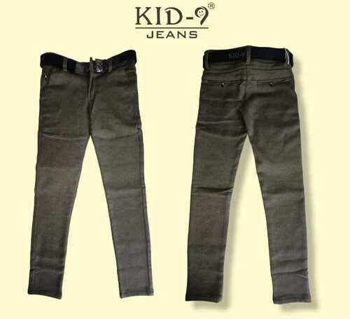 Kids Black Formal Wear Denim Jeans, Upto 15 Years Age