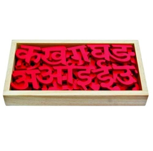 Vardhman 100 PCS Wooden Letters Capital Alphabet Wood Cutout for