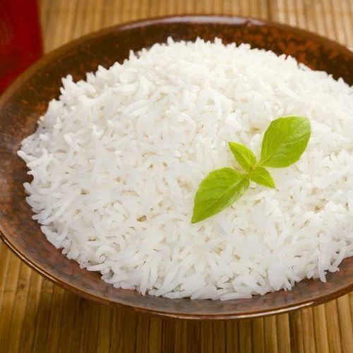 Medium Grain White Boiled Rice For Cooking, No Artificial Flavour