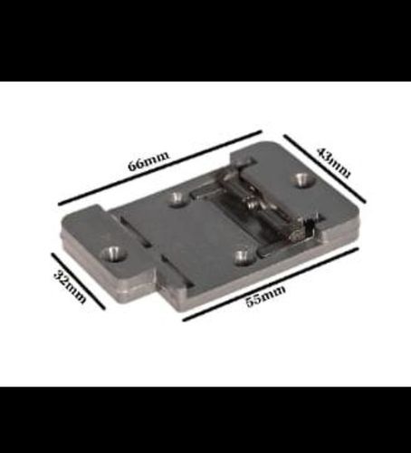 Nylon G.F F.R Based Black Din Rail Clamp/Bracket