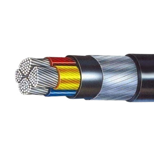 10 Sq Mm High Voltage Pvc Insulation Four Core Aluminim Armoured Cable Application: Construction